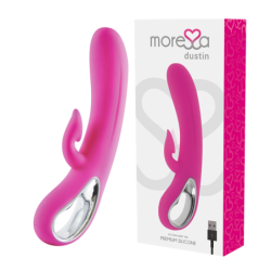 MORESSA - DUSTIN ONDAS ESTIMULADORAS CLITORIAL Y POTENTE VIBRACIÓN PREMIUM SILICONE RECARGABLE