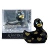 BIG TEASE TOYS - I RUB MY DUCKIE 2.0 , PATO VIBRADOR ROMANCE (BLACK & GOLD)