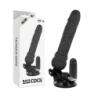 BASECOCK - VIBRADOR REALÍSTICO CONTROL REMOTO NEGRO 19.5 CM -O- 4 CM