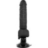 BASECOCK - VIBRADOR REALÍSTICO CONTROL REMOTO NEGRO 18.5 CM -O- 4CM