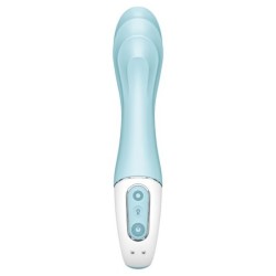 SATISFYER - AIR PUMP VIBRATOR 5+ VIBRADOR PUNTO G INFLABLE APP AZUL