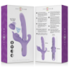 INTENSE - BILLIE VIBRADOR MULTIFUNCIÓN RECARGABLE ONDAS ESTIMULADORAS CON PULSADOR MORADO