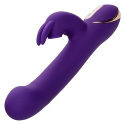 CALEXOTICS - JACK VIBRADOR RABBIT Y ESTIMULADOR 7 NIVELES DE VIBRACIÓN Y ONDAS ESTIMULADORAS AZUL