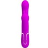 PRETTY LOVE - CAMMY TRIPLE VIBRADOR MULTIFUNCIÓN 4 EN 1 ROSA