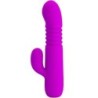 PRETTY LOVE - LEOPOLD VIBRADOR 4 VIBRACIONES 4 MODOS EMPUJE MORADO