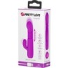 PRETTY LOVE - LEOPOLD VIBRADOR 4 VIBRACIONES 4 MODOS EMPUJE MORADO