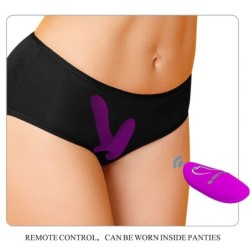 PRETTY LOVE - MASAJEADOR & VIBRADOR 12 VIBRACIONES CONTROL REMOTO MORADO