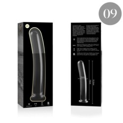 NEBULA SERIES BY IBIZA - MODELO 9 DILDO CRISTAL TRANSPARENTE 15.5 CM -O- 2.5 CM