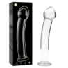 NEBULA SERIES BY IBIZA - MODELO 11 DILDO CRISTAL TRANSPARENTE 16 CM -O- 3 CM
