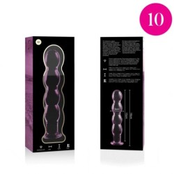 NEBULA SERIES BY IBIZA - MODELO 10 DILDO CRISTAL ROSA 16.5 CM -O- 3.5 CM