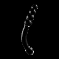 NEBULA SERIES BY IBIZA - MODELO 14 DILDO CRISTAL TRANSPARENTE 18.5 CM -O- 3 CM