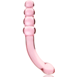 NEBULA SERIES BY IBIZA - MODELO 14 DILDO CRISTAL ROSA 18.5 CM -O- 3 CM