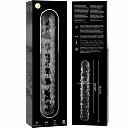 NEBULA SERIES BY IBIZA - MODELO 15 DILDO CRISTAL TRANSPARENTE 18.5 CM -O- 3 CM