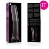 NEBULA SERIES BY IBIZA - MODELO 17 DILDO CRISTAL ROSA 18.5 CM -O- 3 CM