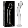 NEBULA SERIES BY IBIZA - MODELO 18 DILDO CRISTAL TRANSPARENTE 18.5 CM -O- 3.5 CM