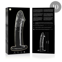 NEBULA SERIES BY IBIZA - MODELO 19 DILDO CRISTAL TRANSPARENTE 18.5 CM -O- 4 CM