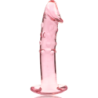 NEBULA SERIES BY IBIZA - MODELO 19 DILDO CRISTAL ROSA 18.5 CM -O- 4 CM