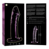 NEBULA SERIES BY IBIZA - MODELO 19 DILDO CRISTAL ROSA 18.5 CM -O- 4 CM