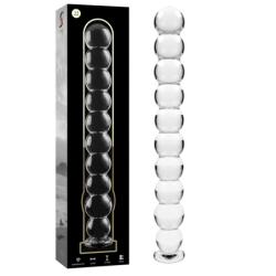 NEBULA SERIES BY IBIZA - MODELO 22 DILDO CRISTAL TRANSPARENTE 21.5 CM -O- 2.5 CM