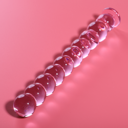 NEBULA SERIES BY IBIZA - MODELO 22 DILDO CRISTAL ROSA 21.5 CM -O- 2.5 CM