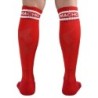 MACHO - CALCETINES LARGOS TALLA ÚNICA ROJO