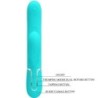 PRETTY LOVE - PERLITA VIBRADOR PUNTO G 3 EN 1 MULTIFUNCIÓN VERDE AGUA