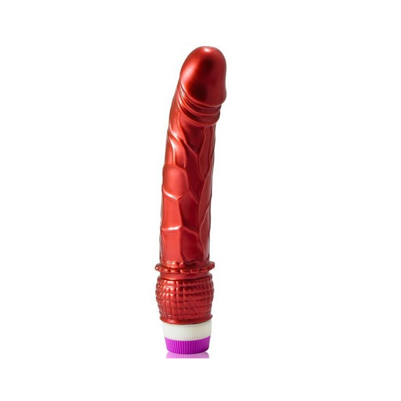 BAILE - VIBRADOR ROJO REALÍSTICO 23 CM