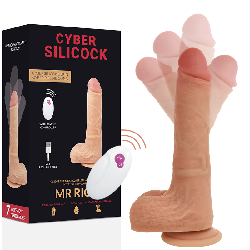 CYBER SILICOCK - REALÍSTICO CONTROL REMOTO MR RICK 20.9 CM -O- 4 CM