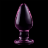 NEBULA SERIES BY IBIZA - MODELO 3 PLUG CRISTAL ROSA 11 CM -O- 5 CM